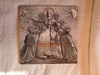 Behemoth Evangelion Lp Vinyl Record Limited Signed Edition