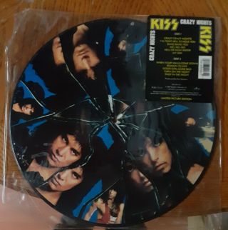Kiss - Crazy Nights/vinyl Lp/polygram/ex,  Ex/picture Disc