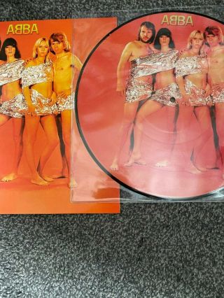 Abba Vinyl Picture Disc Lp Album Dancing Queen Ltd Edition Japan Fan Club