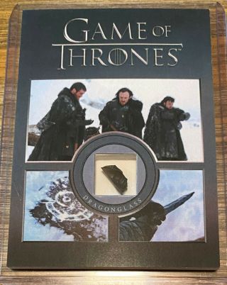 Game Of Thrones Season 5 Rittenhouse Dragonglass Relic Card Dg1 007/200