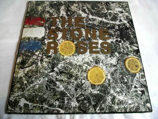 The Stone Roses The Stone Roses 1989 Silvertone Lp 1st Press Embossed Slv.