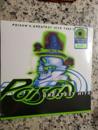 Poison - Greatest Hits 1986 - 96,  Lim Edition 2 Lp Set - Green & Yellow Vinyl