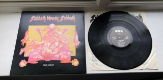 Black Sabbath Sabbath Bloody Sabbath 1st Issue Silver Wwa Labels,  1973 Ex Cond.