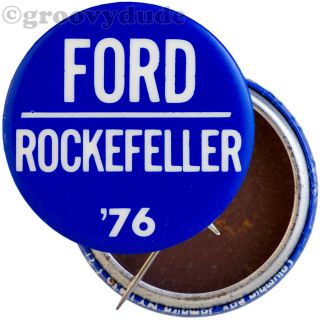 1976 Gerald Ford For President Rockefeller Vp Campaign 