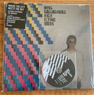 Noel Gallagher Where City Meets The Sky Ltd Ed Pink/blue Vinyls 12 " X2 Oasis Liam