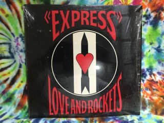 Love And Rockets Express Big Time 6011 - 1 - B 1986 Translucent Brown Colored Vinyl