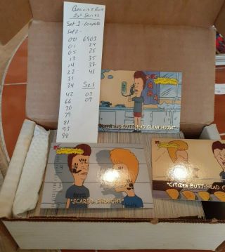 1994 Fleer Ultra Beavis And Butthead Premium Trading Cards Series 1 & Part Of 2