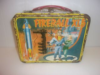 1964 Fireball Xl5 Metal Lunch Box.
