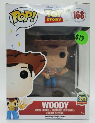 Funko Pop Disney Pixar Toy Story 168 Woody,  Pop Protector Box