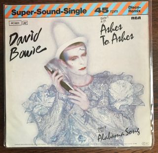 David Bowie Ashes To Ashes Rca Victor Pc 9631 12 " Nm Slv Ex Sound Single