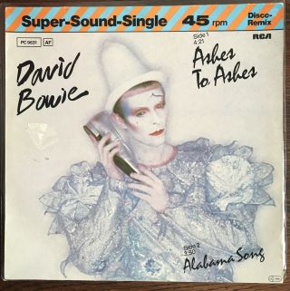 David Bowie Ashes To Ashes RCA Victor PC 9631 12 