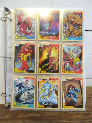 1991 Marvel Universe Series 2 Complete Base Set,  1 Hologram And
