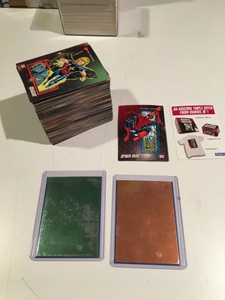 Marvel Universe 1992 Series 3 Trading Card 200 Card Complete Set,  2 Holograms