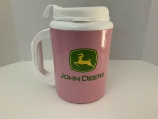 Ladies John Deere Pink Thermos 36 Oz