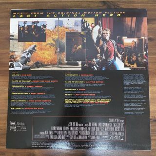 Last Action Hero Korea LP Vinyl With Insert 1993 AC/DC Megadeth Alice In Chains 2
