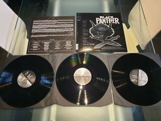 LUDWIG GORANSSON: BLACK PANTHER: OST MARVEL STUDIOS 3LP vinyl MOND - 189 US 2019 3