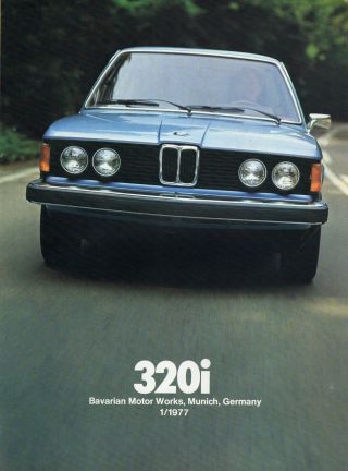 1977 Bmw 320i Sales Brochure