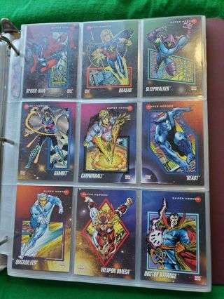 Marvel Series 3 Cards Set Of 200 1992 Skybox Spidey Cap Venom Hulk Im Avengers