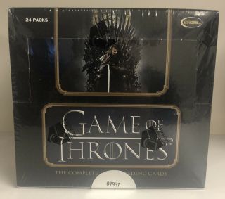 2020 Game Of Thrones The Complete Series Trading Cards Factory Hobby Box