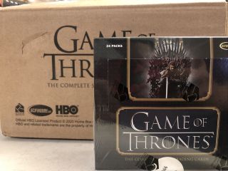 2020 Rittenhouse Game Of Thrones The Complete Series Hobby Box (24 Packs)