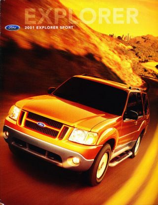 2001 Ford Explorer Sport Truck Sales Brochure - 4x2 4x4