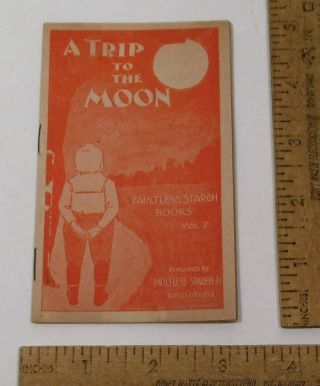 A Trip To The Moon - Faultless Starch Books Vol.  7 - Illustrated Booklet