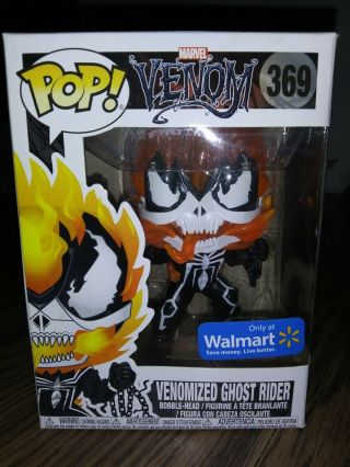 Venomized Ghost Rider Funko Pop 369 Walmart Exclusive