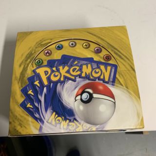 Pokemon Base Set Booster Box - Empty Opened No Cards - 1999 Wotc Rare