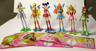 Kinder Surprise Winx Club With Bpz 2009 S - 551 - S - 556