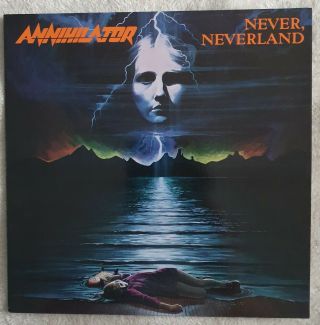 Annihilator - Never,  Neverland 1990 European Pressing Roadrunner Records Rr 9374 1
