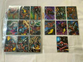 1992 Comic Images Spider - Man: The Mcfarlane Era Trading Card Set W/prism Set