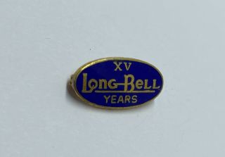 Long - Bell Lumber Company 15 Years Service Gf Gold Filled Lapel Pin