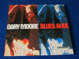 Gary Moore / Blues Alive Uk 1993 1st Press 2 X Lp Lted,  Poster Hard Rock Blues