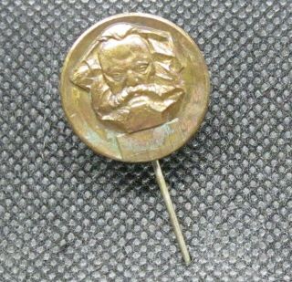Karl Marx Capital Philosopher Socialist Communist Pin Badge Nadel East Germany