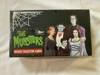 1996 Dart Flipcards The Munsters Series 1 Deluxe Trading Card Factory Box