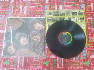 The Beatles Lp Record In Shrink Rubber Soul,  Capitol 1965 Mono