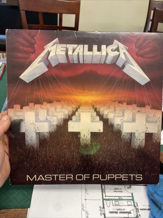 Metallica Master Of Puppets Lp.  1986 Specialty Pressing.  Vg W/ Inner Sleeve