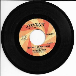 The Rolling Stones Rare Radio Promo 45 " Get Off My Cloud "