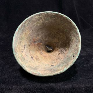 Rare Large ancient Khmer bronze bell 12th c 6