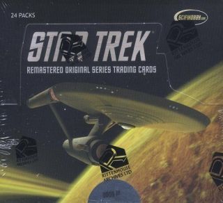 Rittenhouse Star Trek Remastered Series Trading Card Box