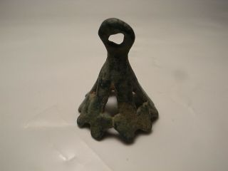 Ancient Near Eastern bronze bell,  I mil.  B.  C.  Caspian 2