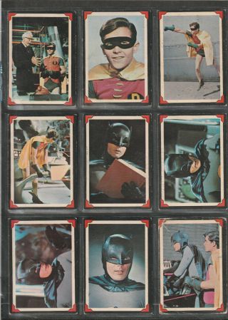 1966 Topps Batman Riddler Series Near Complete Set 35/38