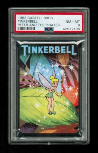 Psa 8 " Tinkerbell " 1953 Disney Peter Pan Castell Brothers Character Card