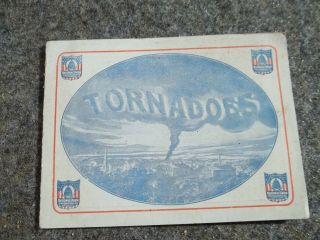 1900s National Union Insurance Fc Enders Portland Tenn Tornadoes Pull Out Book