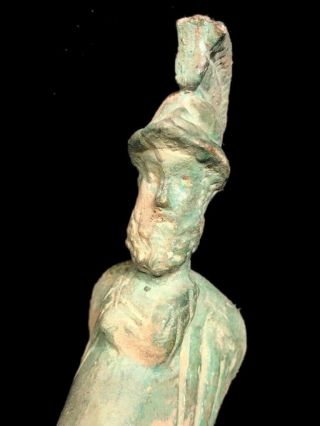 RARE ANCIENT ROMAN BRONZE PERIOD ZOOMORPHIC SOCKETED AXE HEAD - 200 - 400 AD (1) 2