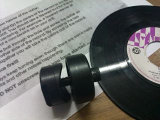Hardened Steel Dinker A Vinyl Record Large Hole Cutter For Juke Box 45 Singles