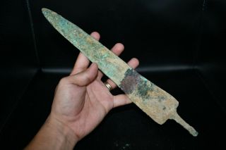 100 Authentic Ancient Early Bactrian Bronze Sword with Out Handle length 33 cm 2