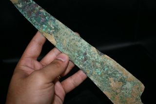 100 Authentic Ancient Early Bactrian Bronze Sword with Out Handle length 33 cm 6