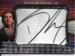 2020 Decision Donald Trump Jr.  Cut Signature Autograph Card