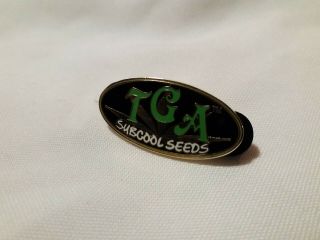 Limited Edition Hat Pin By Tga Subcool Seeds 157/500 Collectible 420 Pinback Mj